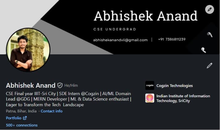 LinkedIn preview